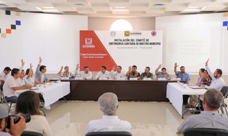 esfuerzos en medidas de prevención del Covid-19 en Solidaridad